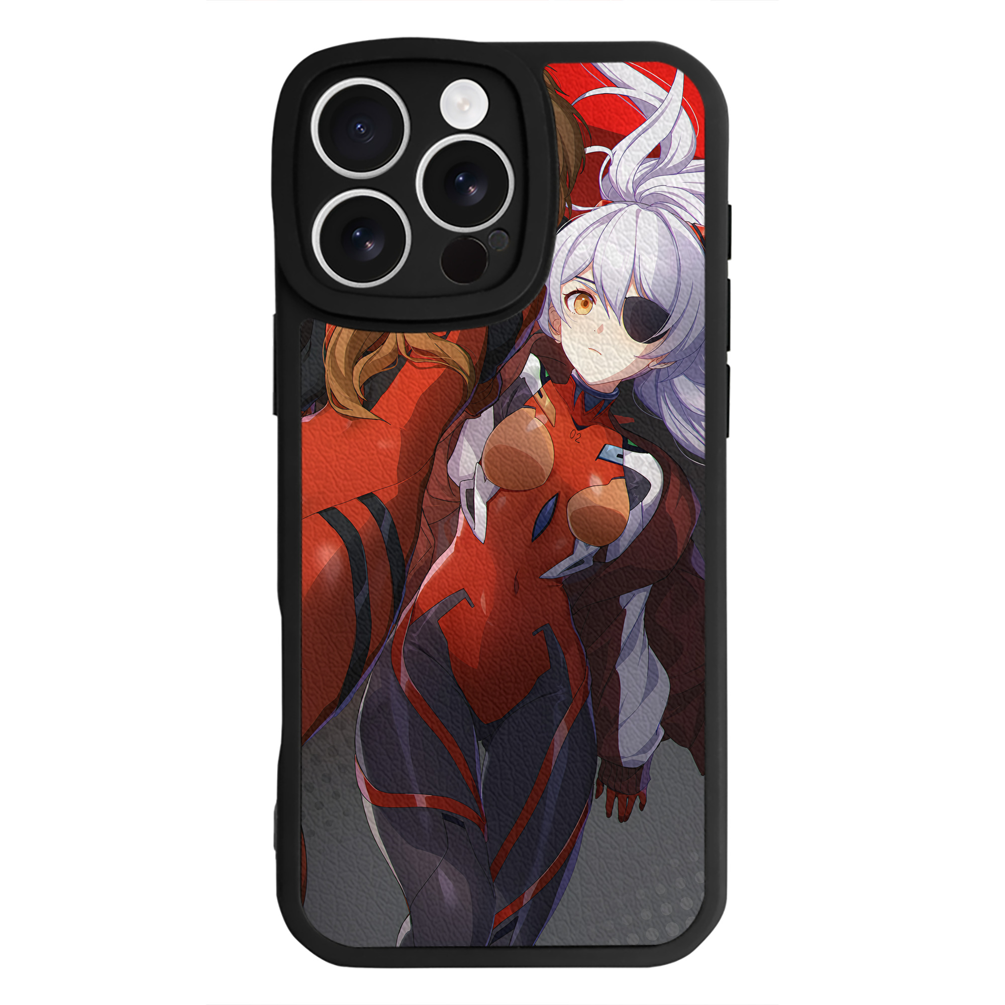 （画像用） EVA 新世紀エヴァンゲリオン 【iPhone 16シリーズ対応】シリコンスマホケース（レザー調） 材質：シリコン